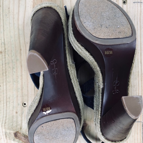 Jessica Simpson Denim Heels - Picture 4 of 4